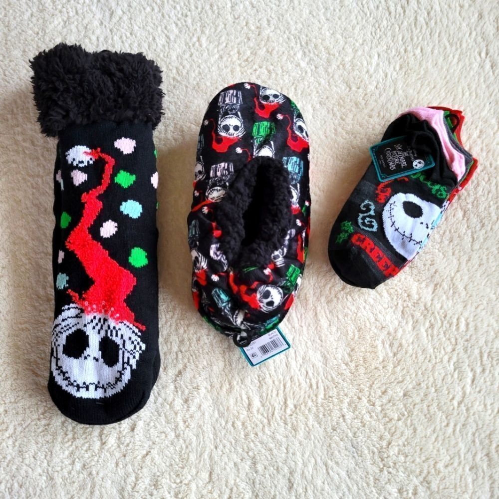 New the Nightmare before Christmas socks bundle one size